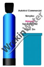 Commercial <font color=red>METERED</font> <b>SIMPLEX</b> Autotrol Magnum 298-762 Water Softeners - 2in Ports